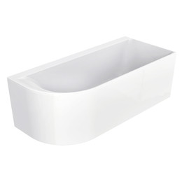 Ванна акриловая Azario Creo Ceramique Mist B 170x75 см AZ-8649-B-1.7, в комплекте с сифоном и металлической рамой фото 