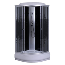 Душевая кабина Loranto 80х80 см CS-6680K 80*80*215, хром/прозрачное фото 