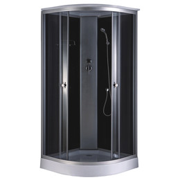 Душевая кабина Loranto 100x100 см CS-881EA13TM/B-100, хром/тонированное фото 