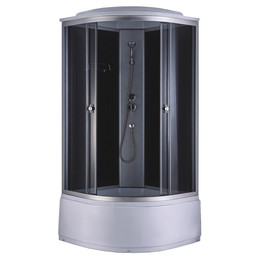Душевая кабина Loranto 90х90 см CS-888EATM/B-90, хром/тонированное фото 