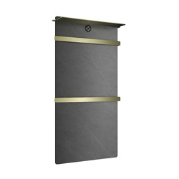 Полотенцесушитель электрический Wonzon & Woghand Stuttgart 430x806 мм WW-A504G-BG, золото фото 