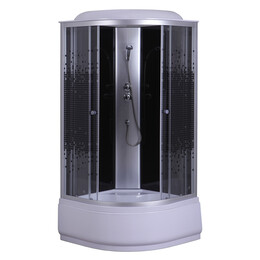 Душевая кабина Loranto 80х80 см CS-6680K 80*80*215, хром/прозрачное фото 