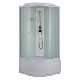 Душевая кабина Loranto 100х100 см CS-888EDTM/W-100, белый/матовое фото 