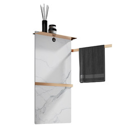 Полотенцесушитель электрический Wonzon & Woghand Stuttgart 430x806 мм WW-A504W-BG, золото фото 