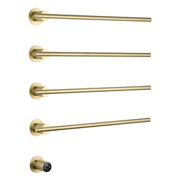 Полотенцесушитель электрический Wonzon & Woghand Dortmund П4 584x610 мм WW-A364-BG, золото фото 