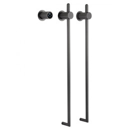 Полотенцесушитель электрический Wonzon & Woghand Leipzig П2 420x760 мм WW-AL3621-GM, темный графит фото 