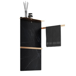 Полотенцесушитель электрический Wonzon & Woghand Stuttgart 430x806 мм WW-A504-BG, золото фото 