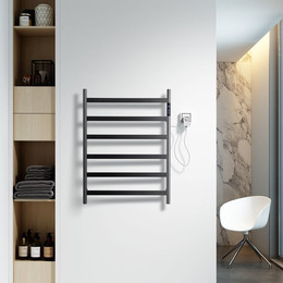 Полотенцесушитель электрический Wonzon & Woghand Essen П6 548x738 мм WW-A405-GM, темный графит фото 