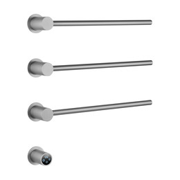 Полотенцесушитель электрический Wonzon & Woghand Hamburg П3 520x515 мм WW-AL313-BR, никель фото 