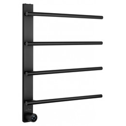 Полотенцесушитель электрический Wonzon & Woghand N&uuml;rnberg П4 520x617 мм WW-AL344-MB, чёрный фото 