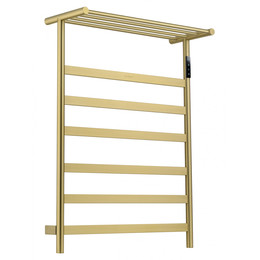 Полотенцесушитель электрический Wonzon & Woghand Essen с полкой П7 548x774 мм WW-A403-BG, золото фото 