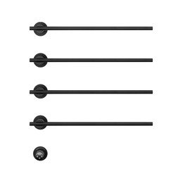 Полотенцесушитель электрический Wonzon & Woghand Dortmund П4 584x610 мм WW-A364-MB, чёрный фото 