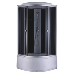Душевая кабина Loranto 90х90 см CS-888EATM/B-90, хром/тонированное фото 