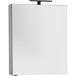 Зеркало-шкаф Aquanet Алвита 70 см 00183990, серый антрацит фото 