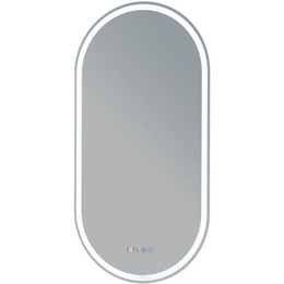 Зеркало Aquanet Монте 50 см 00288970 LED, белый матовый фото 