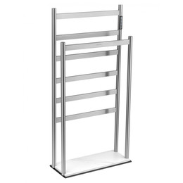 Полотенцесушитель электрический Wonzon & Woghand Essen П7 475x958 мм WW-A407-BR, никель фото 