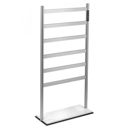 Полотенцесушитель электрический Wonzon & Woghand Essen П6 475x958 мм WW-A406-BR, никель фото 