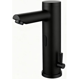 Смеситель для раковины электронный SantiLine Photocell SL-9025MB, чёрный фото 