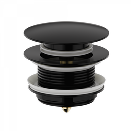 Донный клапан Wonzon & Woghand WW-SS105-MB, чёрный фото 