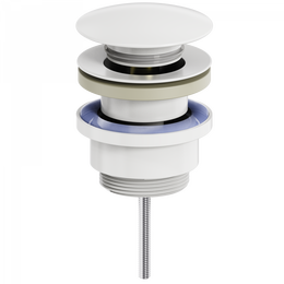 Донный клапан Wonzon & Woghand WW-88SS07-MW, белый фото 