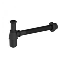 Сифон для умывальника Wonzon & Woghand WW-88SS102-MB, чёрный фото 