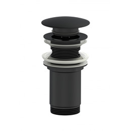 Донный клапан Wonzon & Woghand WW-88SS09-MB, чёрный фото 