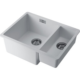 Кухонная мойка Omoikiri Kata 55-2-U WH 4997526, белый фото 