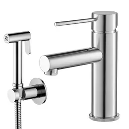 Смеситель для раковины с лейкой для биде Timo Saona 2360/00G фото 