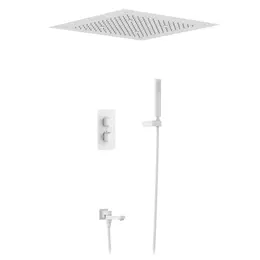 Душевая система для ванны Timo Petruma SX-5019/16SM (со скрытой частью) белый матовый фото 