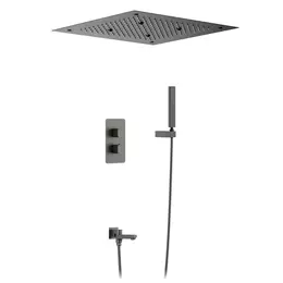 Душевая система для ванны Timo Petruma SX-5019/18SM (со скрытой частью) чёрное золото фото 