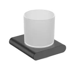 Стакан для зубных щеток Timo Luiro 18432/03, цвет чёрный фото 