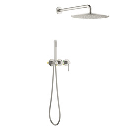 Душевая система для душа Timo Saona SX-2349/13SM (со скрытой частью) никель матовый фото 