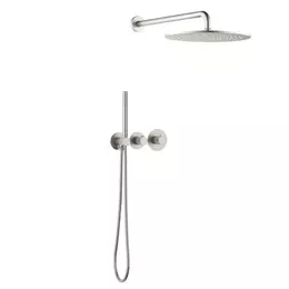 Душевая система для душа с термостатом Timo Saona SX-2359/13SM (со скрытой частью) никель фото 