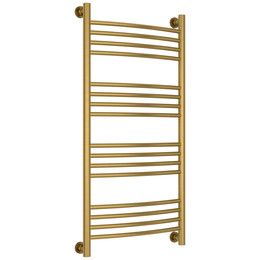 Полотенцесушитель водяной Сунержа Богема+ П16 500x1060 мм (выгнутая перемычка) 051-0221-1050, состаренная латунь фото 