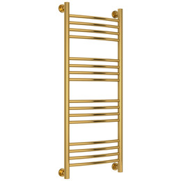 Полотенцесушитель водяной Сунержа Богема+ П16 400x1060 мм (выгнутая перемычка) 03-0221-1040, золото фото 