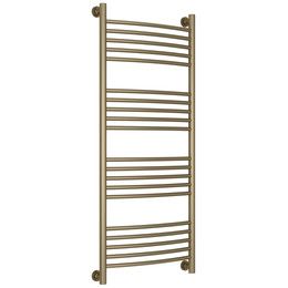 Полотенцесушитель водяной Сунержа Богема+ П20 500x1260 мм (выгнутая перемычка) 32-0221-1250, золотой шёлк фото 