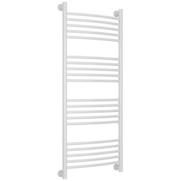 Полотенцесушитель водяной Сунержа Богема+ П20 500x1260 мм (выгнутая перемычка) 12-0221-1250, белый фото 