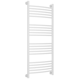 Полотенцесушитель водяной Сунержа Богема+ П20 500x1260 мм (выгнутая перемычка) 30-0221-1250, белый матовый фото 