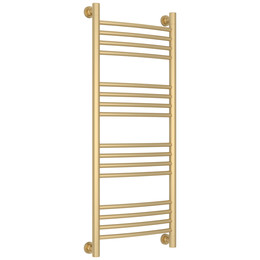 Полотенцесушитель водяной Сунержа Богема+ П16 400x1060 мм (выгнутая перемычка) 022-0221-1040, шампань матовый фото 