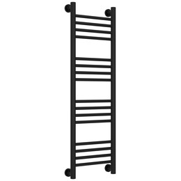 Полотенцесушитель водяной Сунержа Богема+ П16 300x1060 мм (прямая перемычка) 31-0220-1030, чёрный матовый фото 