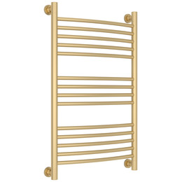 Полотенцесушитель водяной Сунержа Богема+ П14 500x860 мм (выгнутая перемычка) 022-0221-8050, шампань матовый фото 