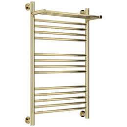 Полотенцесушитель водяной Сунержа Богема+ с полкой П14 500x860 мм 020-0223-8050, шампань фото 