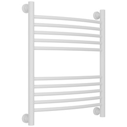 Полотенцесушитель водяной Сунержа Богема+ П10 500x660 мм (выгнутая перемычка) 30-0221-6050, белый матовый фото 