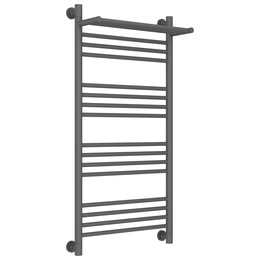 Полотенцесушитель водяной Сунержа Богема+ с полкой П16 500x1060 мм 012-0223-1050, графит фото 