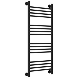 Полотенцесушитель водяной Сунержа Богема+ П16 400x1060 мм (прямая перемычка) 31-0220-1040, чёрный матовый фото 