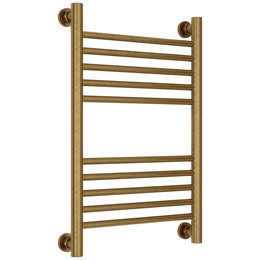 Полотенцесушитель водяной Сунержа Богема+ П10 400x660 мм (прямая перемычка) 05-0220-6040, состаренная бронза фото 