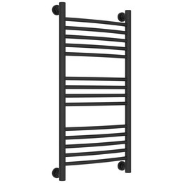 Полотенцесушитель водяной Сунержа Богема+ П14 400x860 мм (выгнутая перемычка) 15-0221-8040, тёмный титан муар фото 