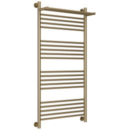 Полотенцесушитель водяной Сунержа Богема+ с полкой П20 600x1260 мм 32-0223-1260, золотой шёлк фото 