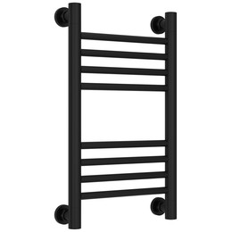 Полотенцесушитель водяной Сунержа Богема+ П8 300x560 мм (прямая перемычка) 31-0220-5030, чёрный матовый фото 