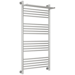 Полотенцесушитель водяной Сунержа Богема+ с полкой П20 600x1260 мм 071-0223-1260, сатин фото 